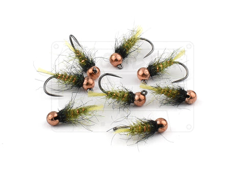 Gold Tag Caddis Larva Jig